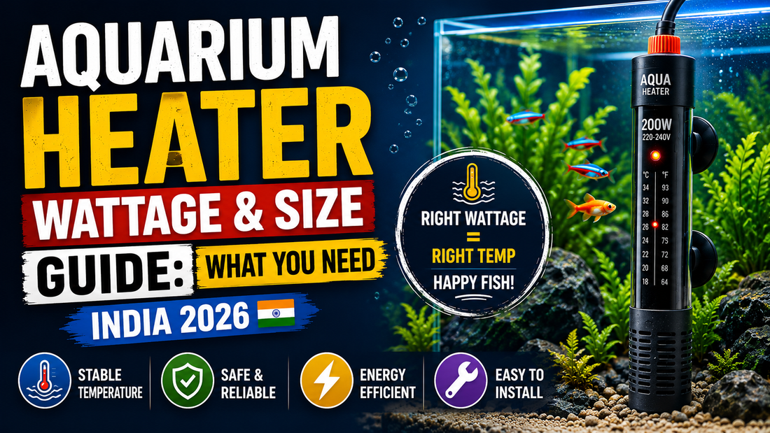 Aquarium Heater Wattage & Size Guide: What You Need (India 2026)