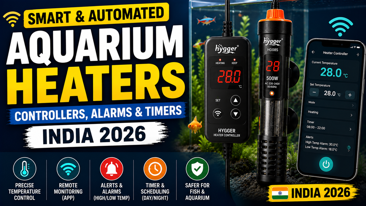 Smart & Automated Aquarium Heaters: Controllers, Alarms & Timers (India 2026)