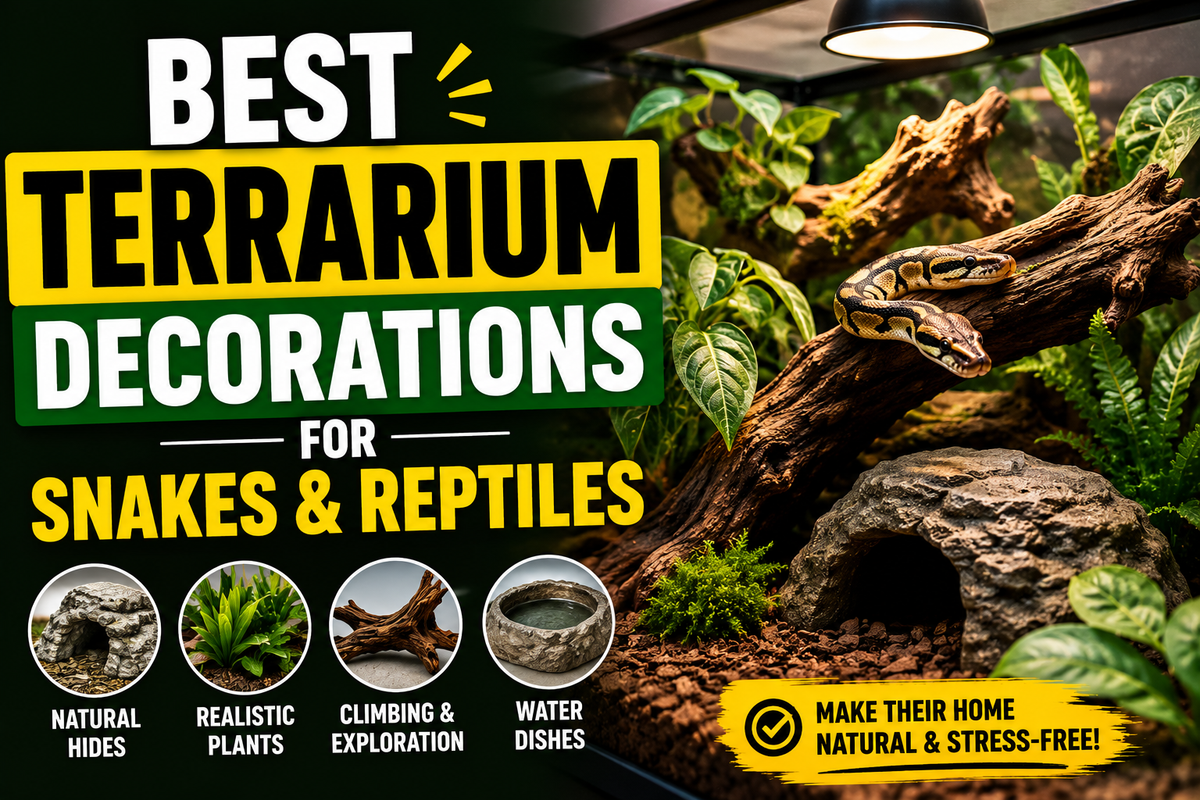 Best Terrarium Decorations for Snakes and Reptiles