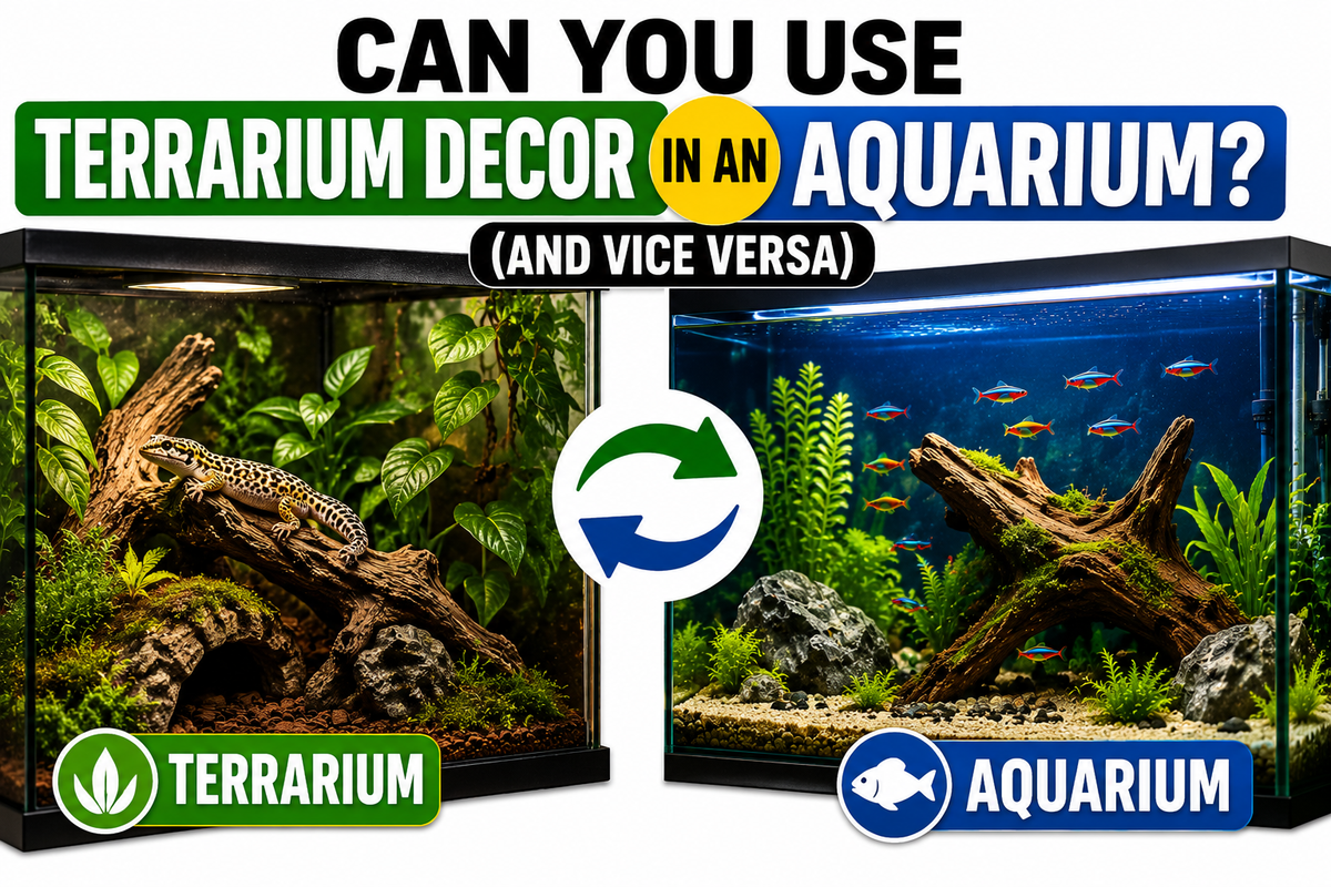 Can You Use Terrarium Decor in an Aquarium? (and Vice Versa)