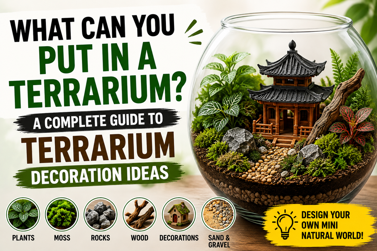 What Can You Put in a Terrarium? A Complete Guide to Terrarium Decoration Ideas