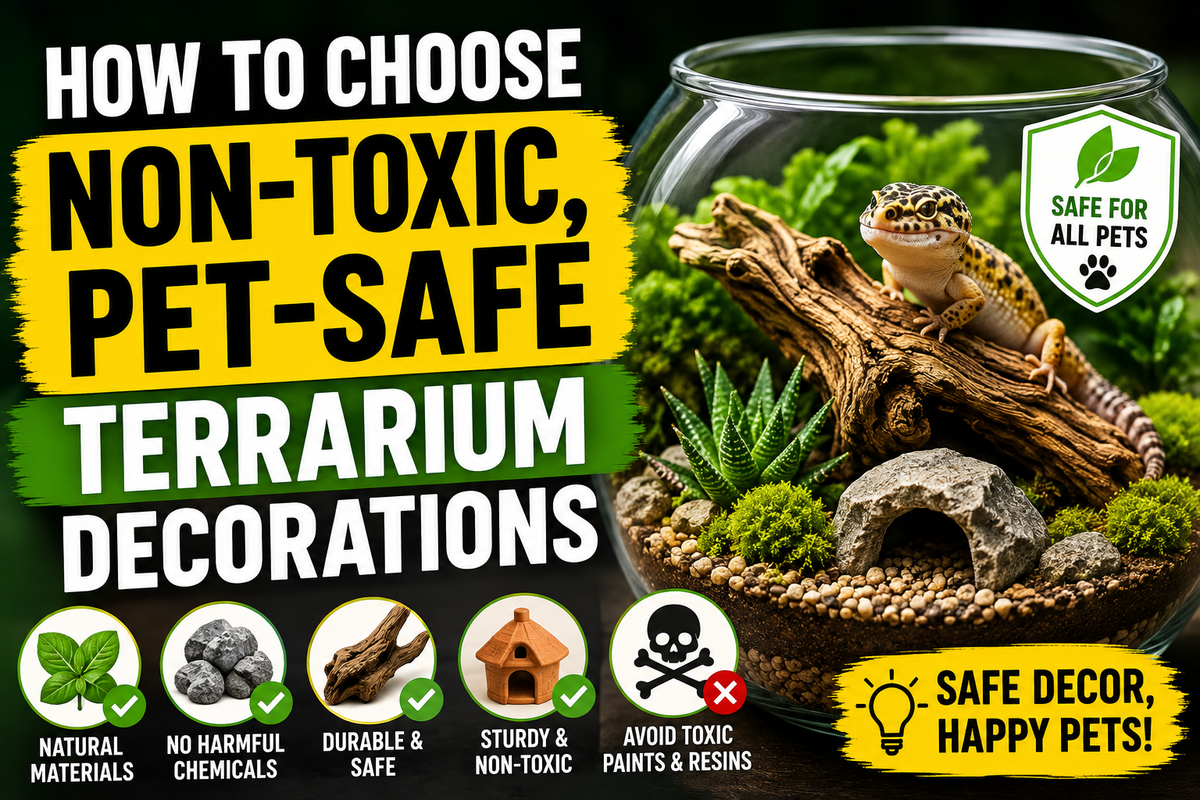 How to Choose Non-Toxic, Pet-Safe Terrarium Decorations