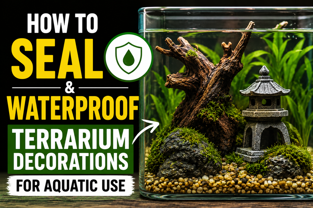 How to Seal and Waterproof Terrarium Decorations for Aquatic Use