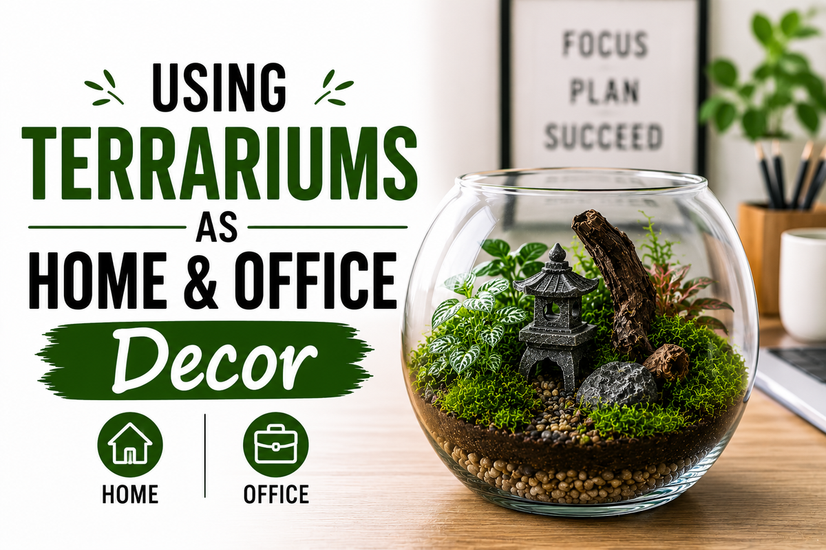 Using Terrariums as Home and Office Decor