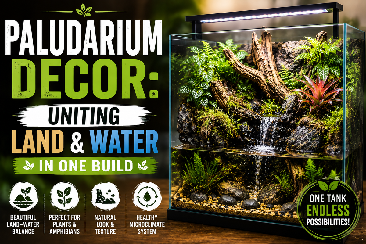 Paludarium Decor: Uniting Land and Water in One Build