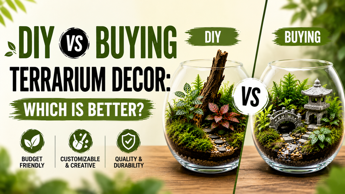 DIY vs Buying Terrarium Decor: Which Is Better?
