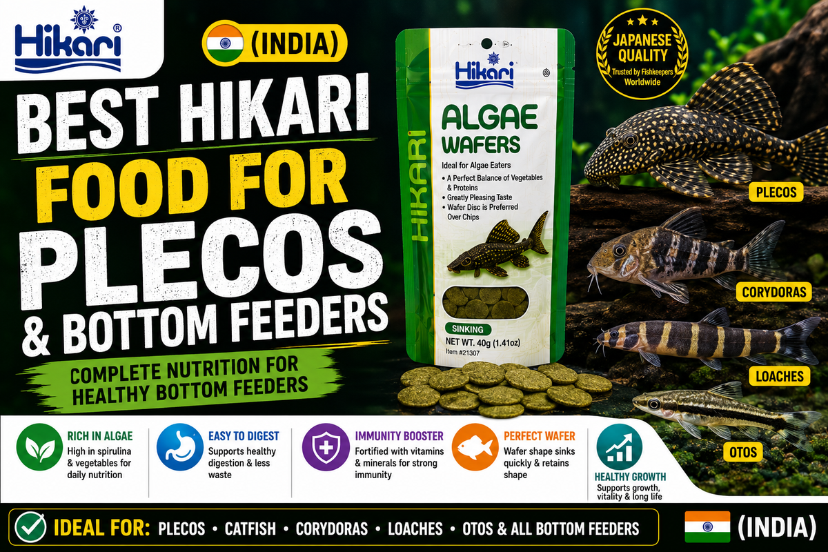 Best Hikari Food for Plecos & Bottom Feeders (India)