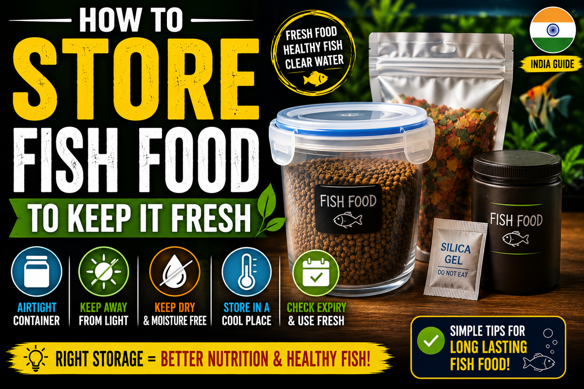 How to Store Fish Food to Keep It Fresh (India Guide)