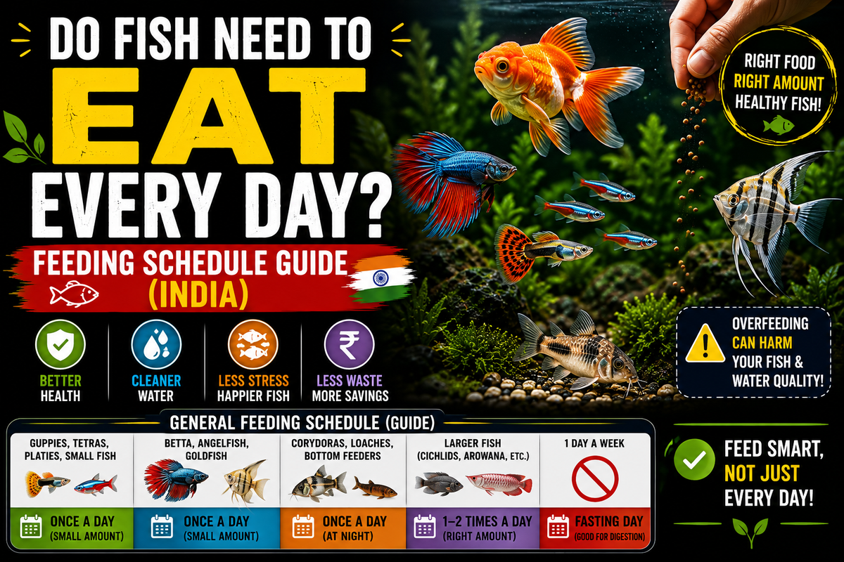 Do Fish Need to Eat Every Day? Feeding Schedule Guide (India)