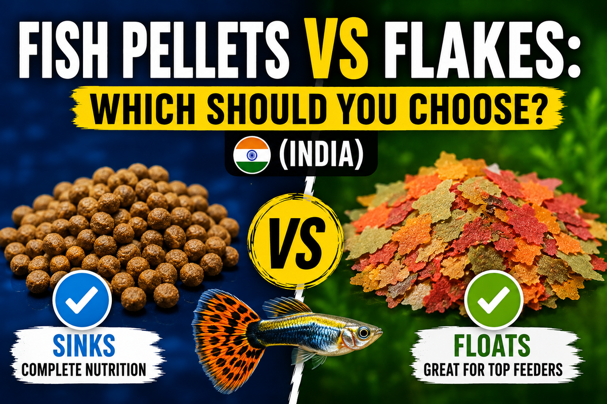 Fish Pellets vs Flakes: Which Should You Choose? (India)