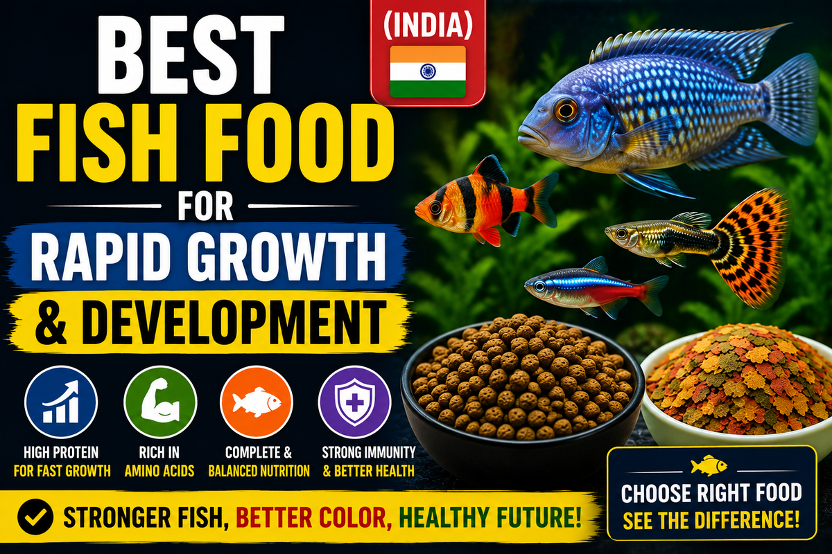 Best Fish Food for Rapid Growth & Development (India)