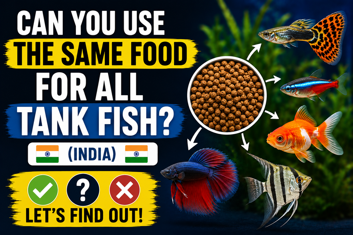 Can You Use the Same Food for All Tank Fish? (India)