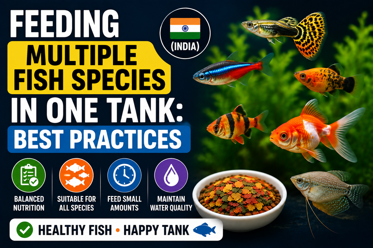 Feeding Multiple Fish Species in One Tank: Best Practices (India)