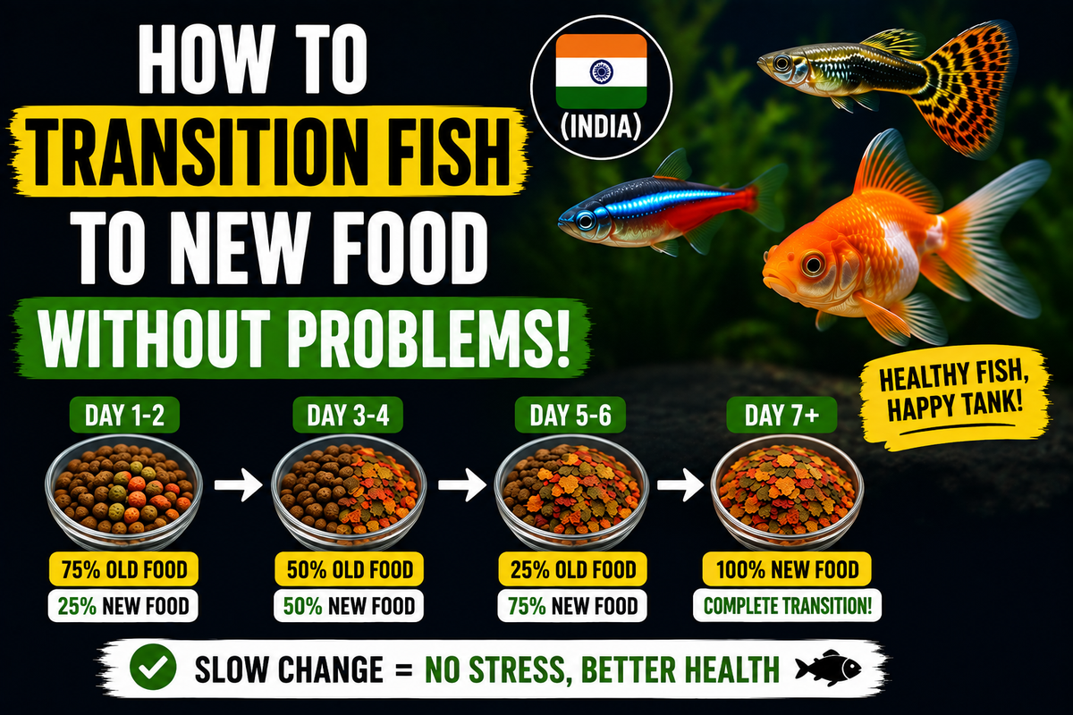 How to Transition Fish to New Food Without Problems (India)