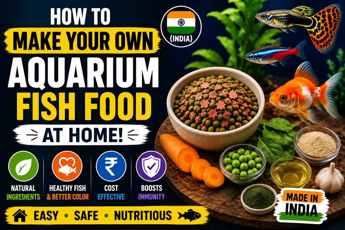 How to Make Your Own Aquarium Fish Food at Home (India)