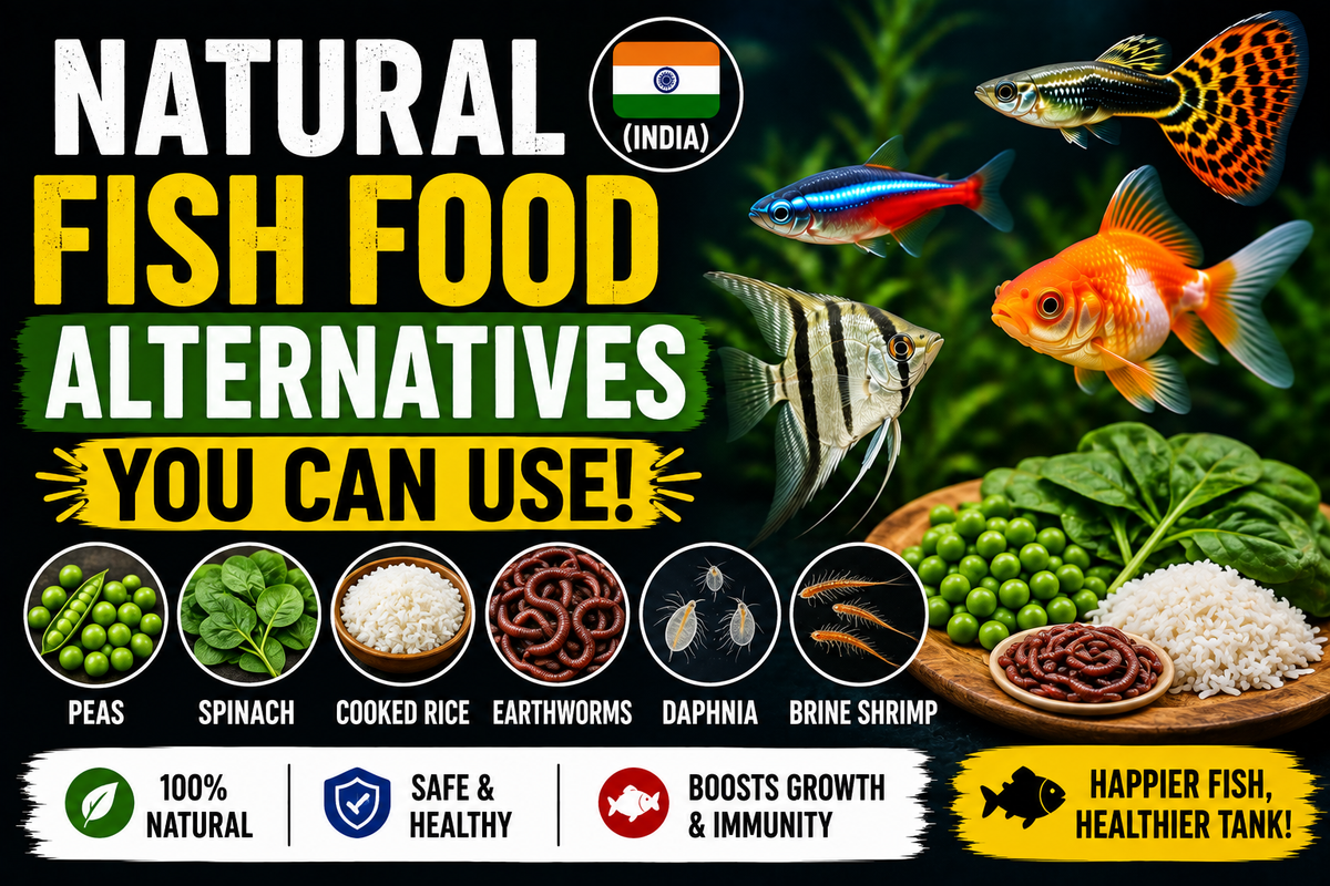 Natural Fish Food Alternatives You Can Use (India)