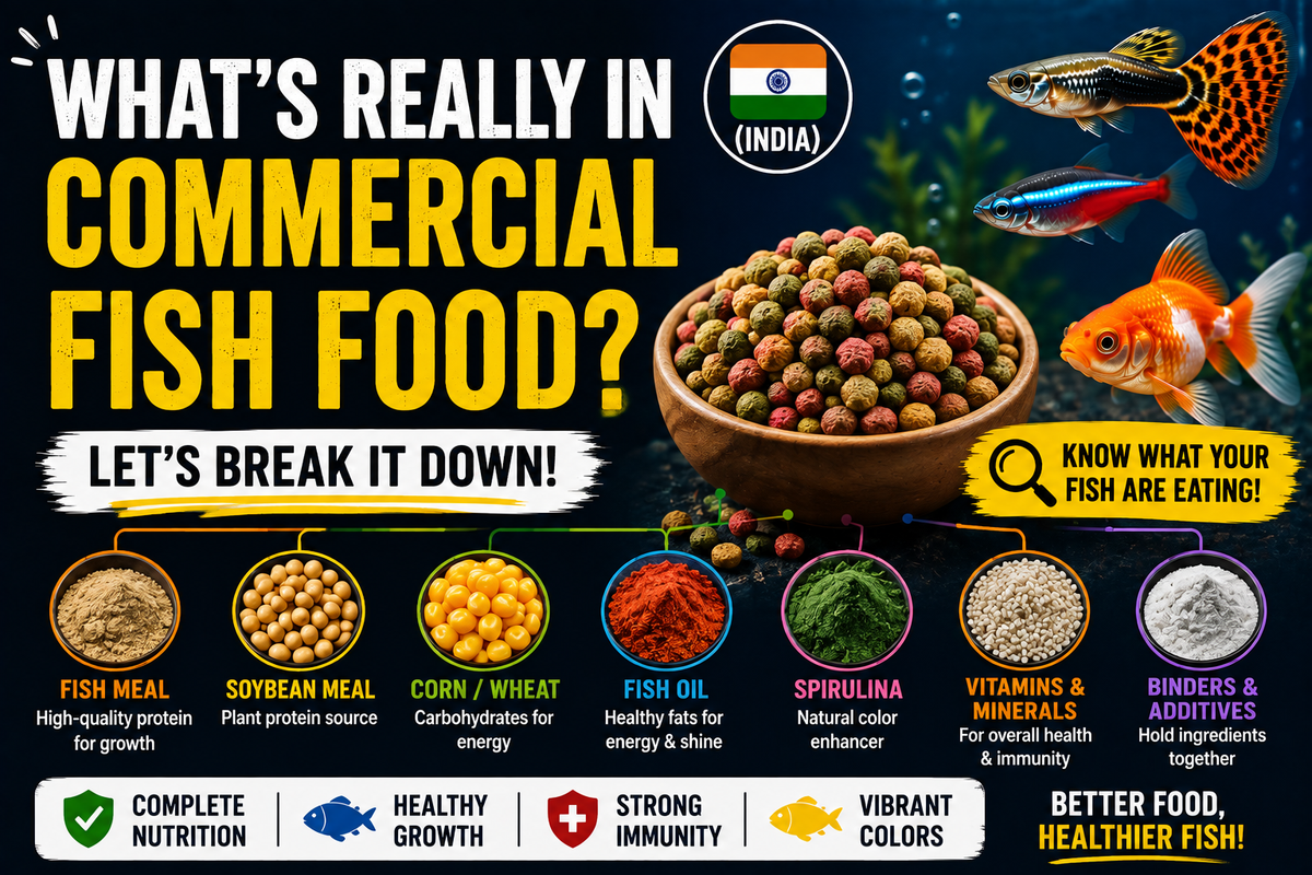 What's Really in Commercial Fish Food? (India)