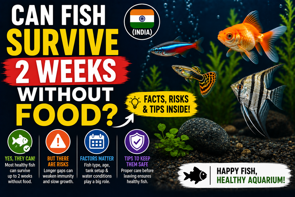 Can Fish Survive 2 Weeks Without Food? (India)