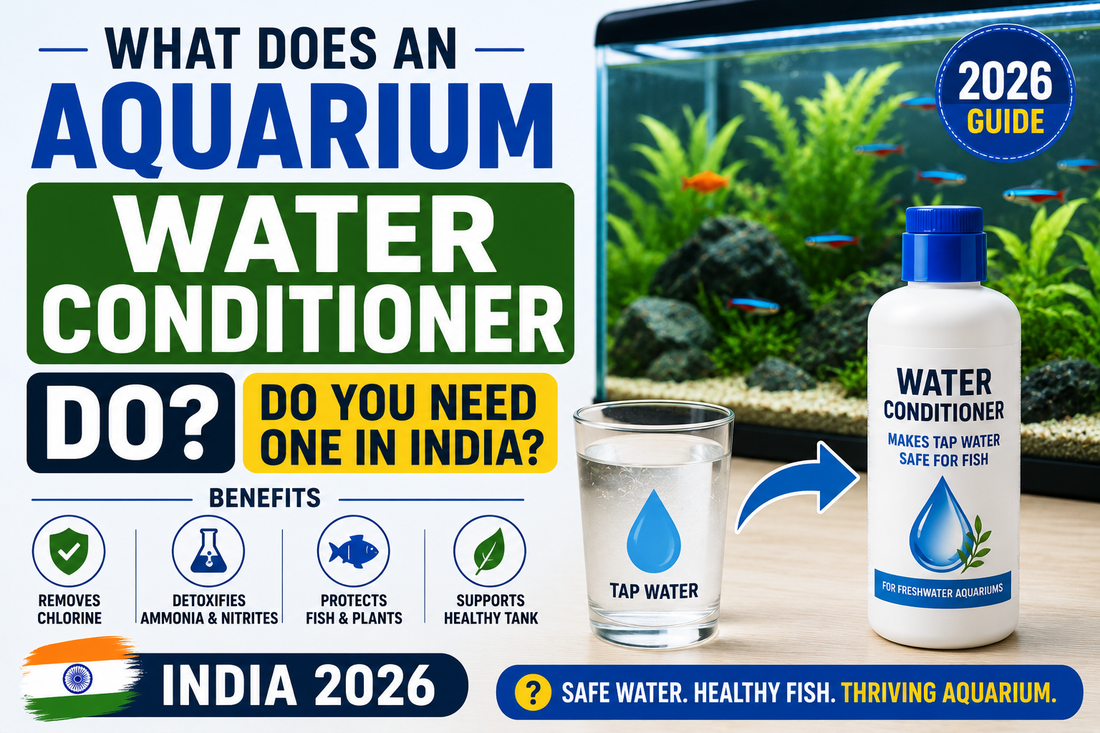 What Does an Aquarium Water Conditioner Do? Do You Need One in India? (2026)