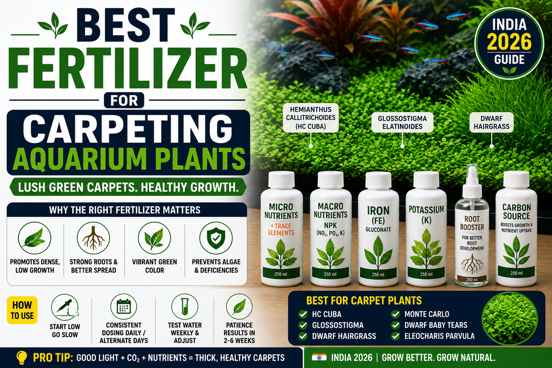 Best Fertilizer for Carpeting Aquarium Plants (India 2026)