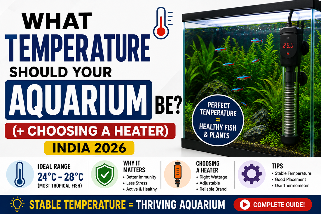 What Temperature Should Your Aquarium Be? (+ Choosing a Heater) - India 2026