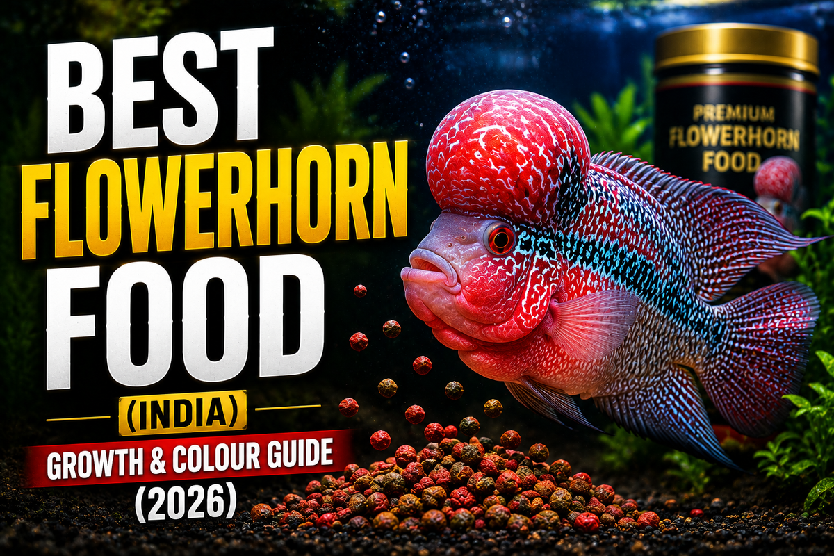 Best Flowerhorn Food in India: Growth & Colour Guide (2026)
