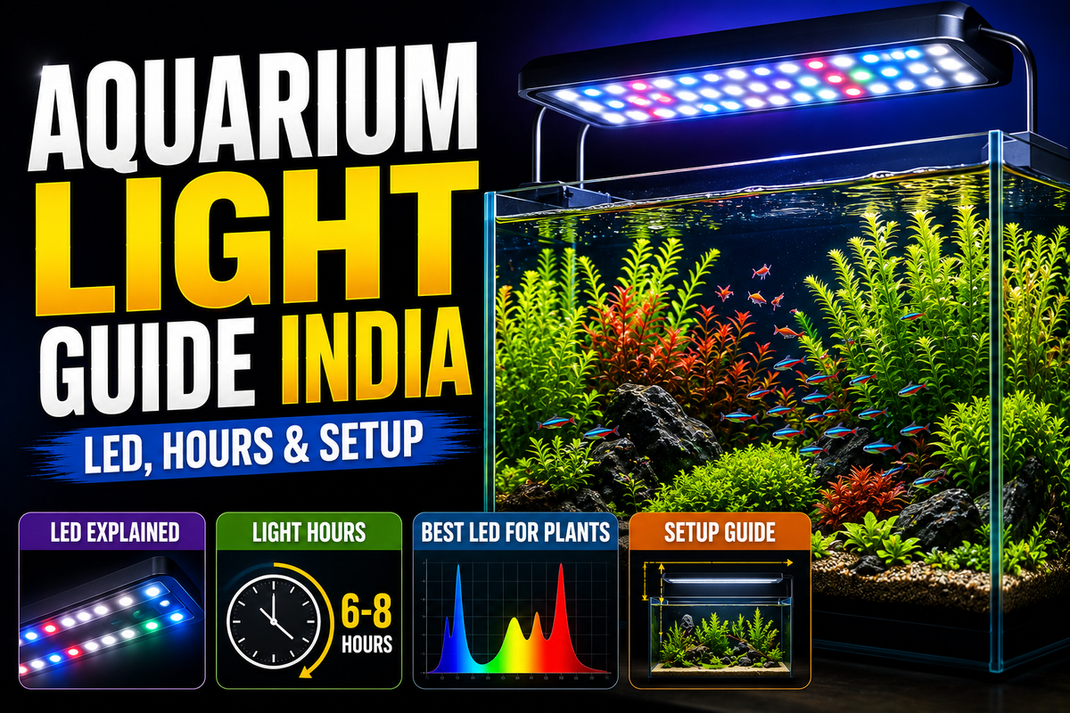 Aquarium Light Guide India: LED, Hours & Setup