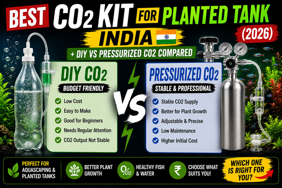 Best CO2 Kit for Planted Tank India + DIY vs Pressurized CO2 Compared (2026)