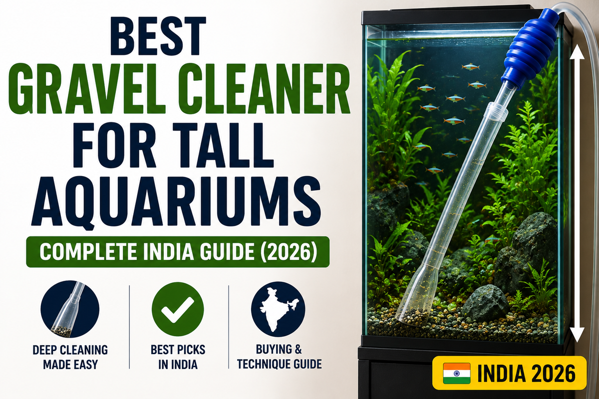 Best Gravel Cleaner for Tall Aquariums: Complete India Buying & Technique Guide (2026)