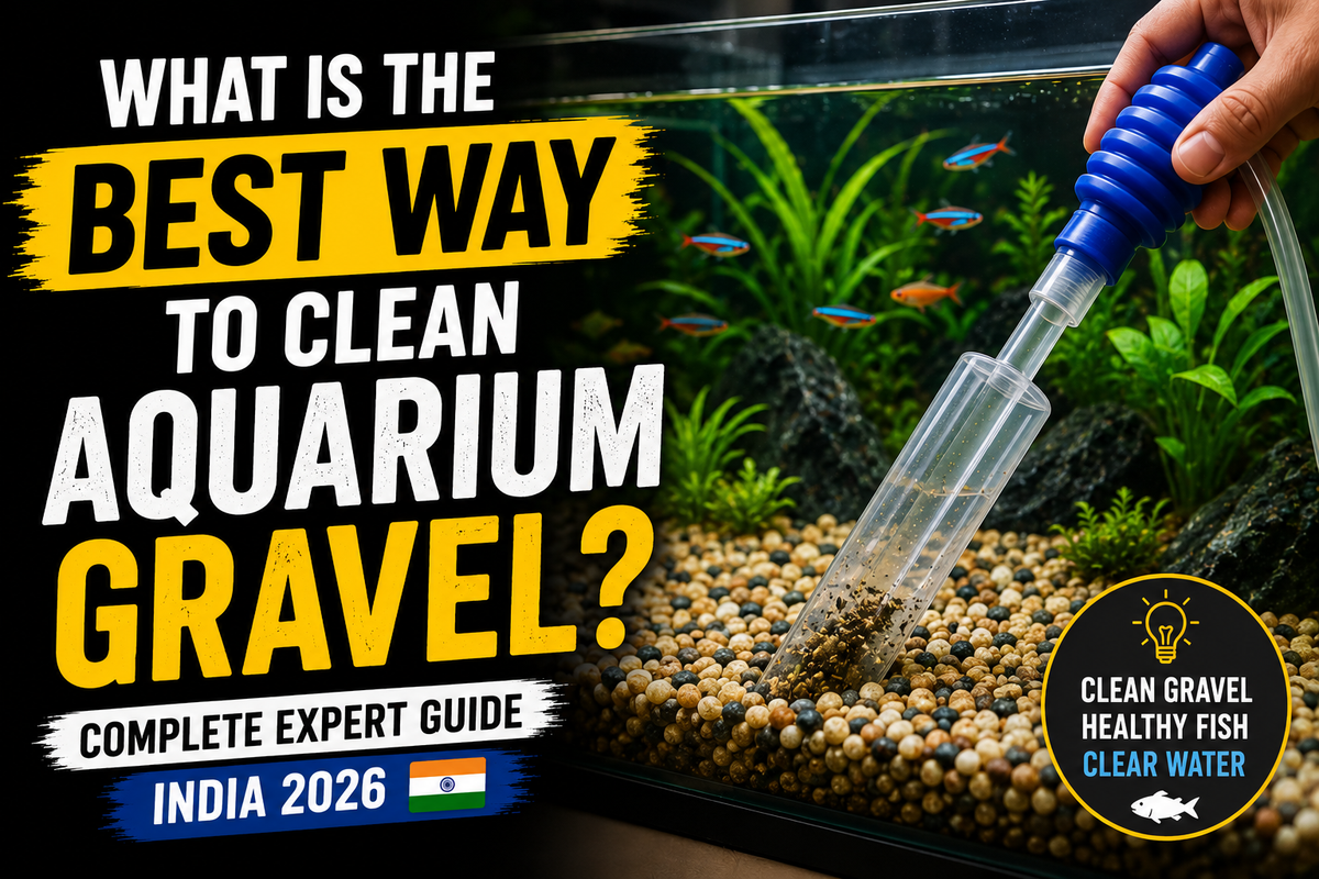 What Is the Best Way to Clean Aquarium Gravel? Complete Expert Methods Guide (India 2026)