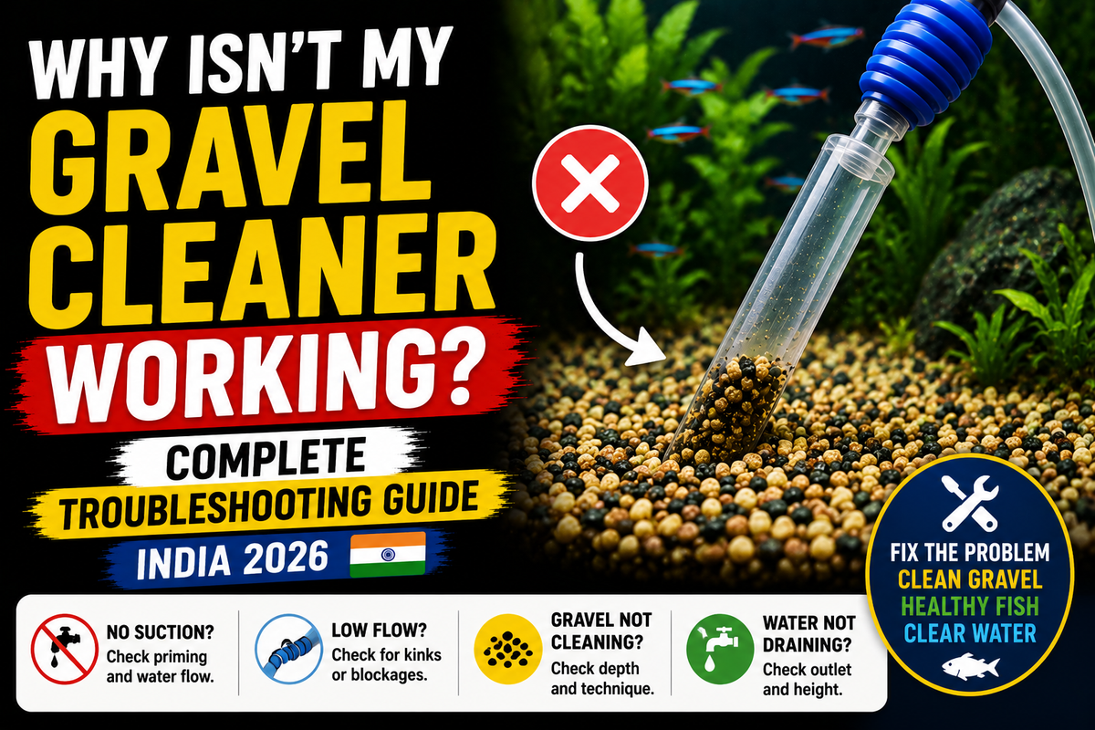 Why Isn't My Gravel Cleaner Working? Complete Troubleshooting Guide (India 2026)