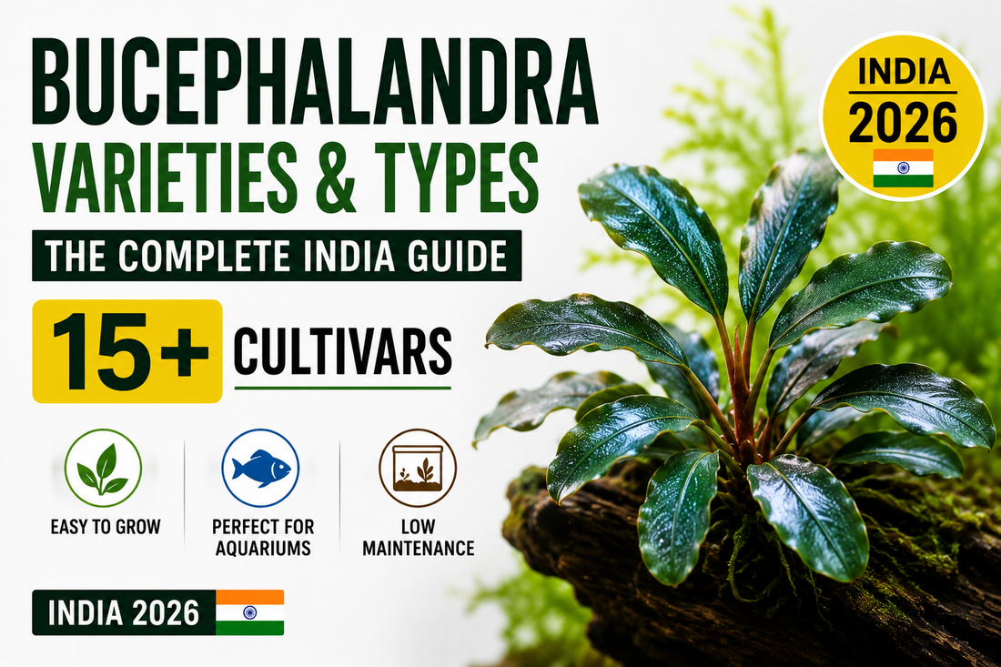 Bucephalandra Varieties & Types: The Complete India Guide to All 15+ Cultivars (2026)