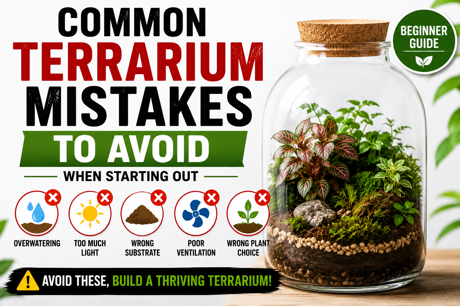 Common Terrarium Mistakes to Avoid When Starting Out