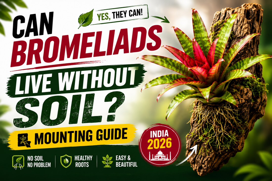 Can Bromeliads Live Without Soil? Mounting Guide (India 2026)