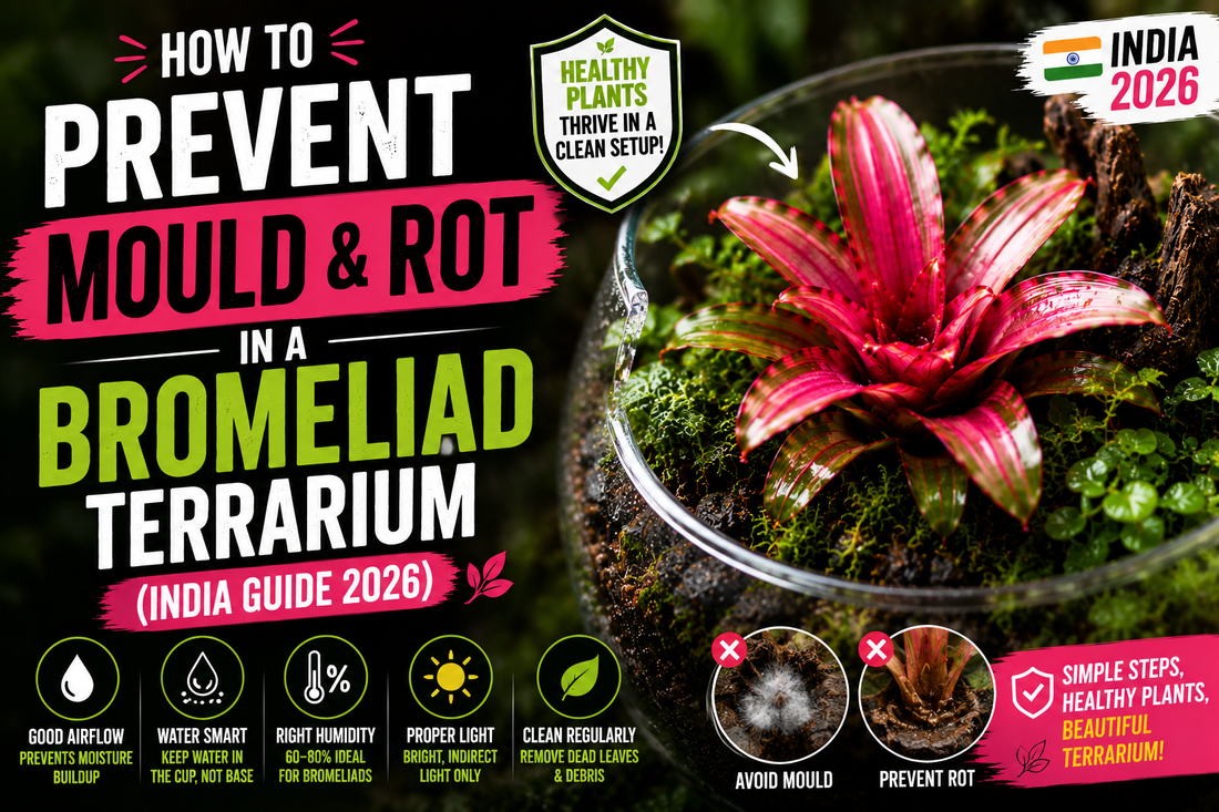 How to Prevent Mould and Rot in a Bromeliad Terrarium (India Guide 2026)