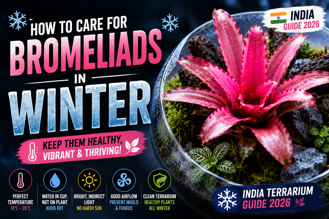 How to Care for Bromeliads in Winter (India Terrarium Guide 2026)