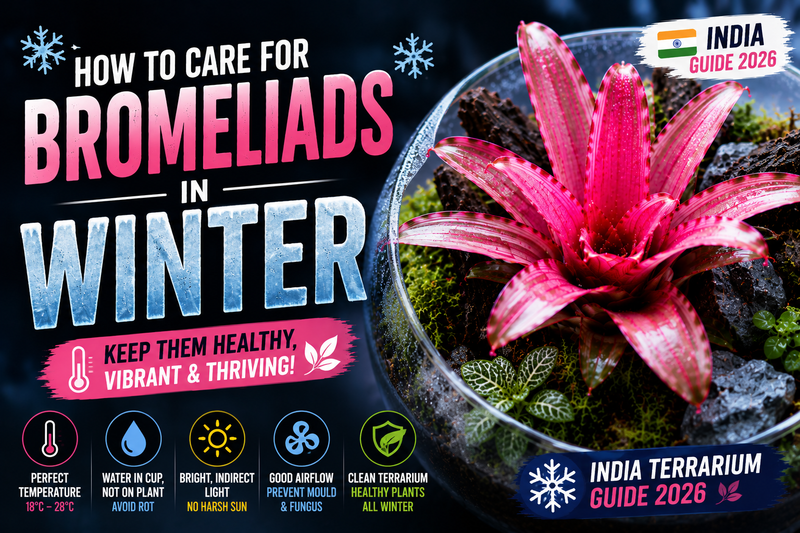How to Care for Bromeliads in Winter (India Terrarium Guide 2026)