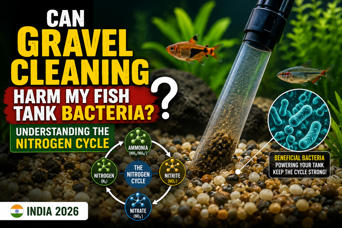 Can Gravel Cleaning Harm My Fish Tank Bacteria? Understanding the Nitrogen Cycle (India 2026)