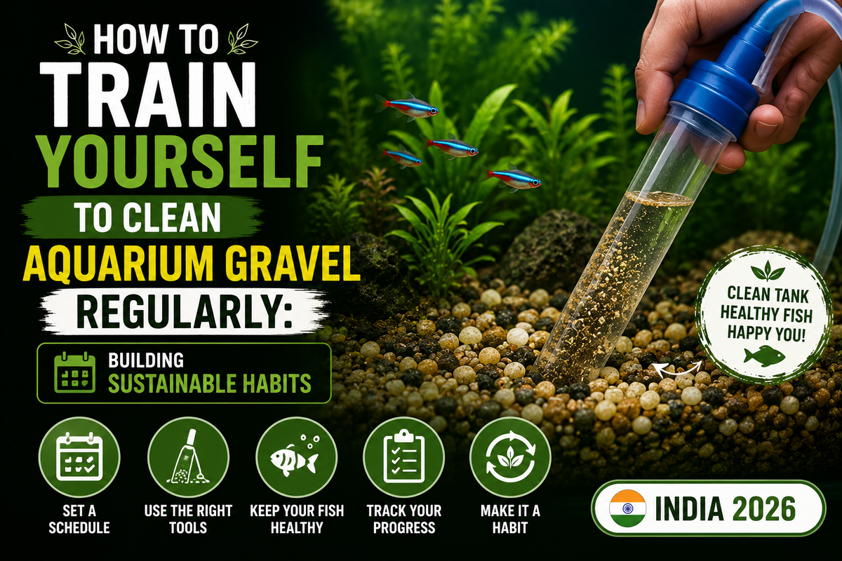 How to Train Yourself to Clean Aquarium Gravel Regularly: Building Sustainable Habits (India 2026)