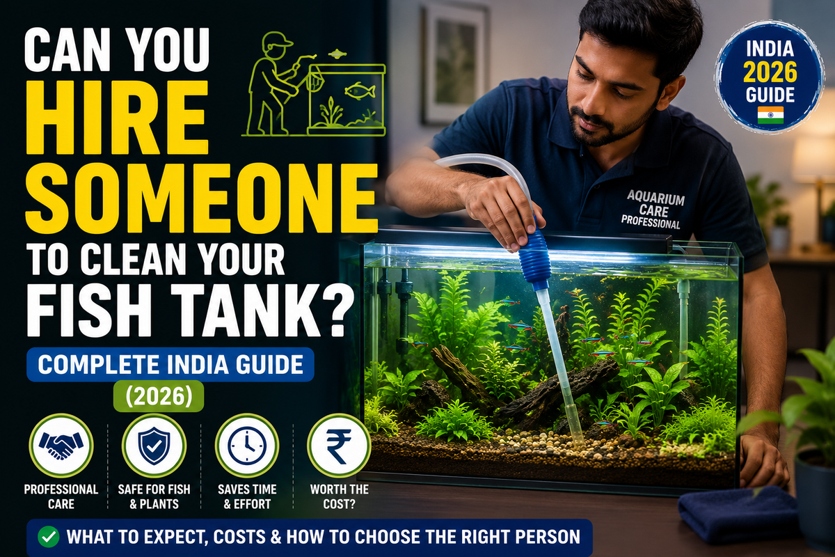Can You Hire Someone to Clean Your Fish Tank? Complete India Guide (2026)