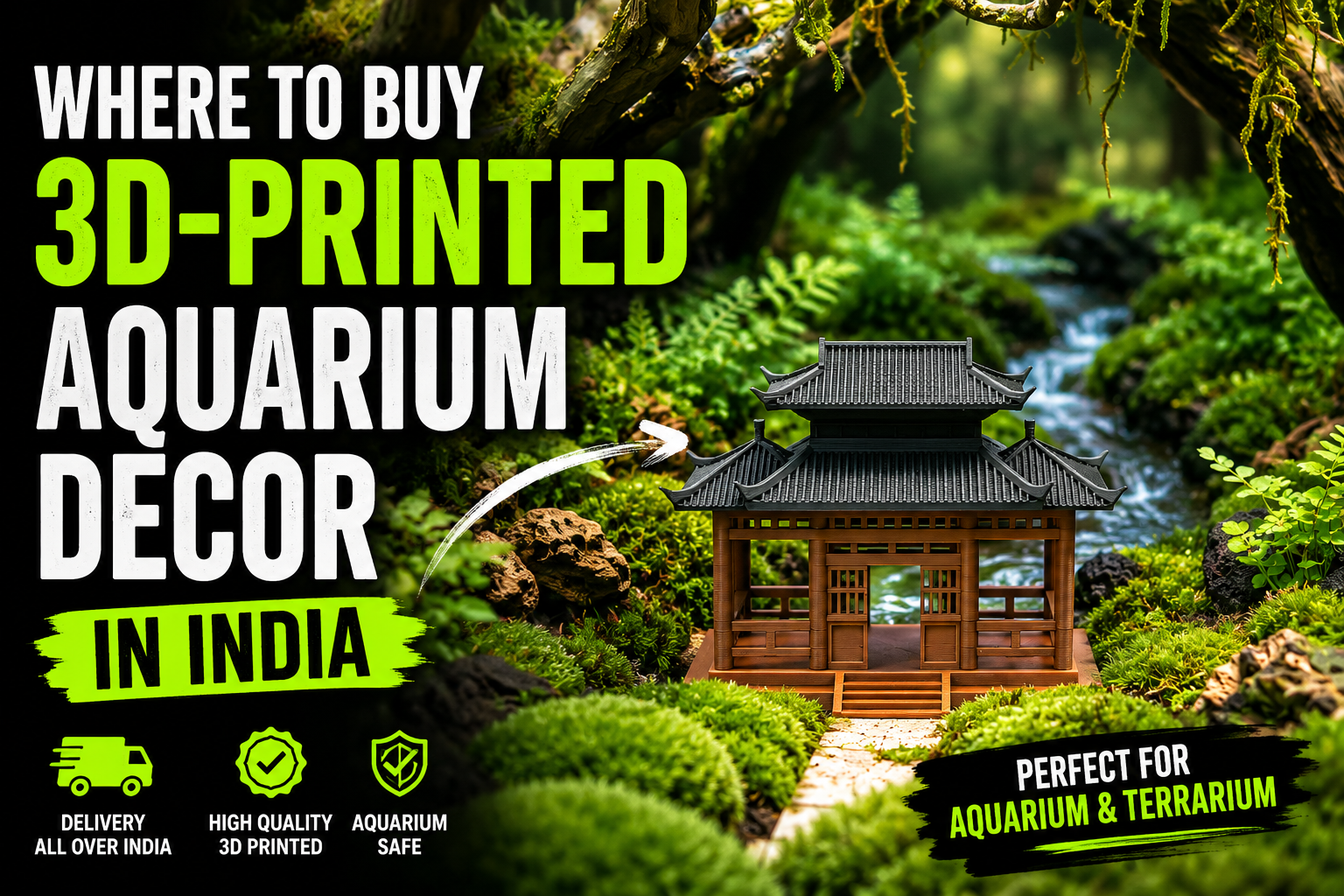 Where to Buy 3D-Printed Aquarium Decor in India