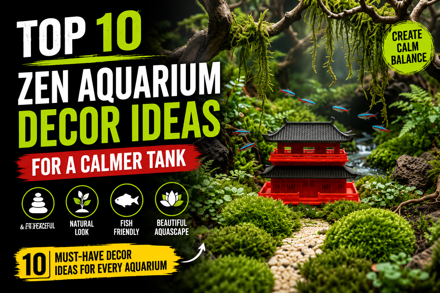 Top 10 Zen Aquarium Decor Ideas for a Calmer Tank