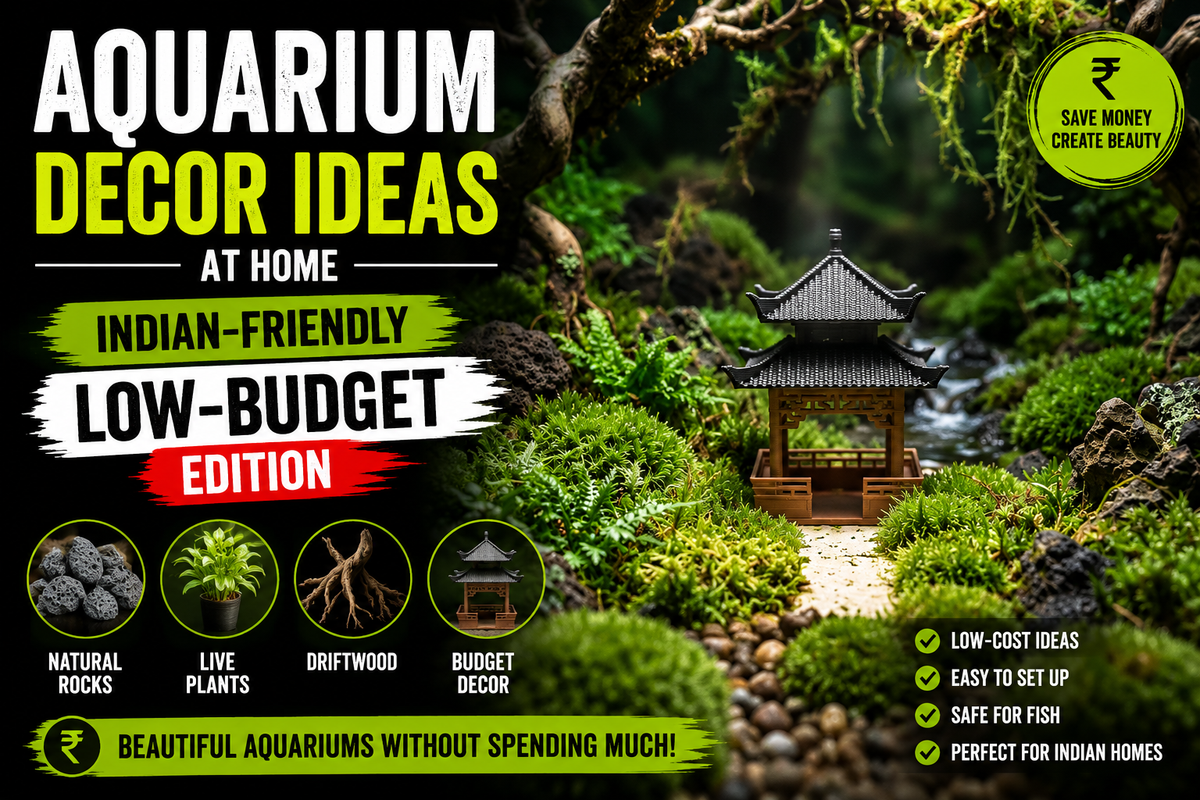 Aquarium Decor Ideas at Home: Indian-Friendly, Low-Budget Edition