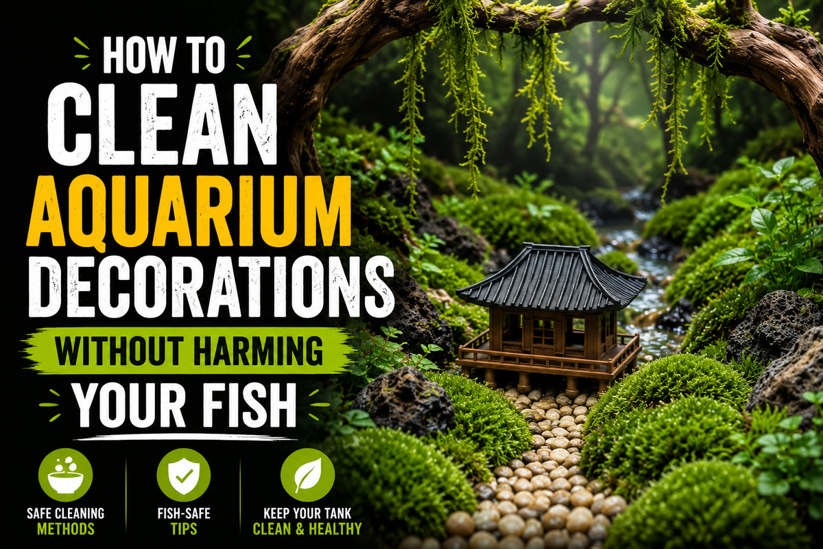 How to Clean Aquarium Decorations Without Harming Your Fish