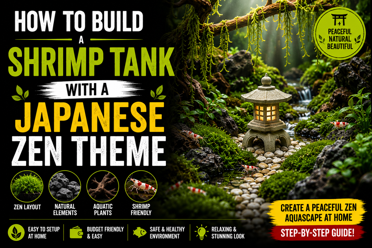 How to Build a Shrimp Tank with a Japanese Zen Theme