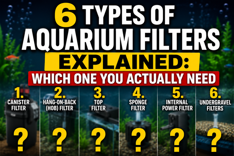 6 Types of Aquarium Filters Explained: Which One You Actually Need Fish Bazaar