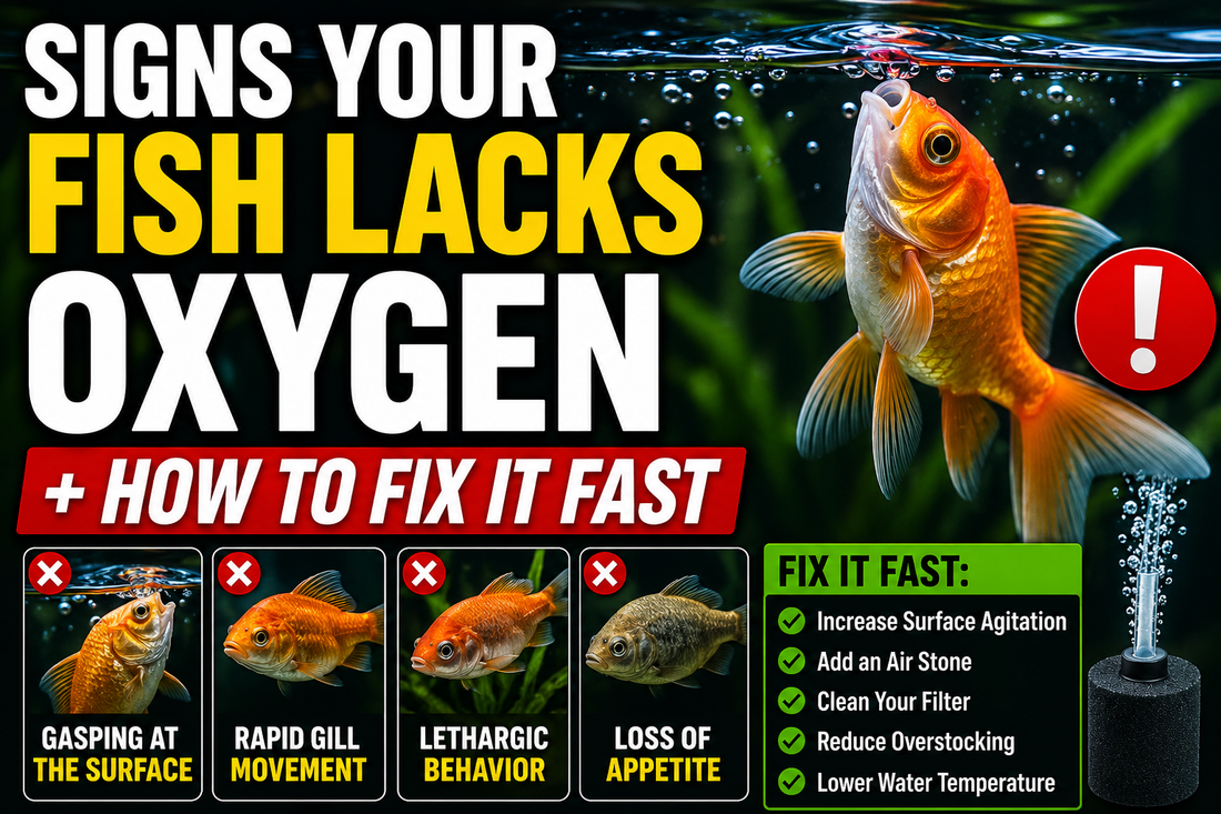 Signs Your Fish Lacks Oxygen + How to Fix It Fast