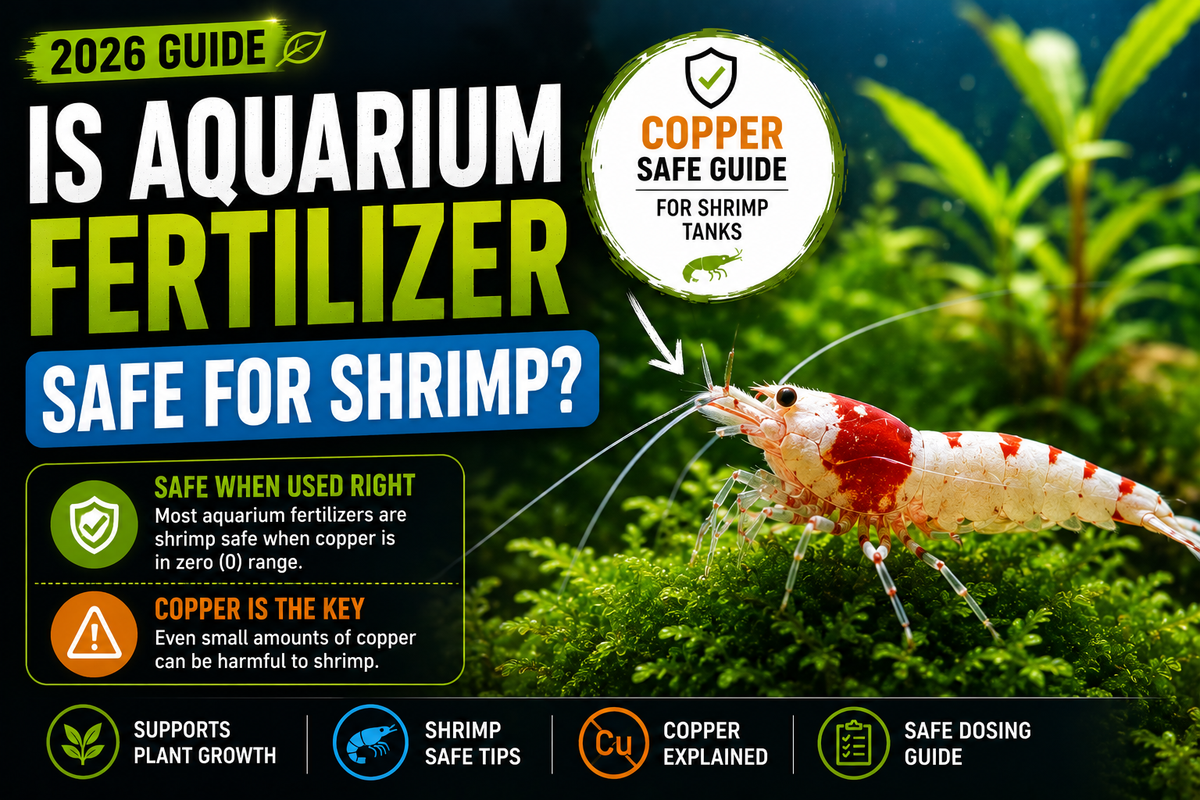 Is Aquarium Fertilizer Safe for Shrimp? (2026 Copper Guide)