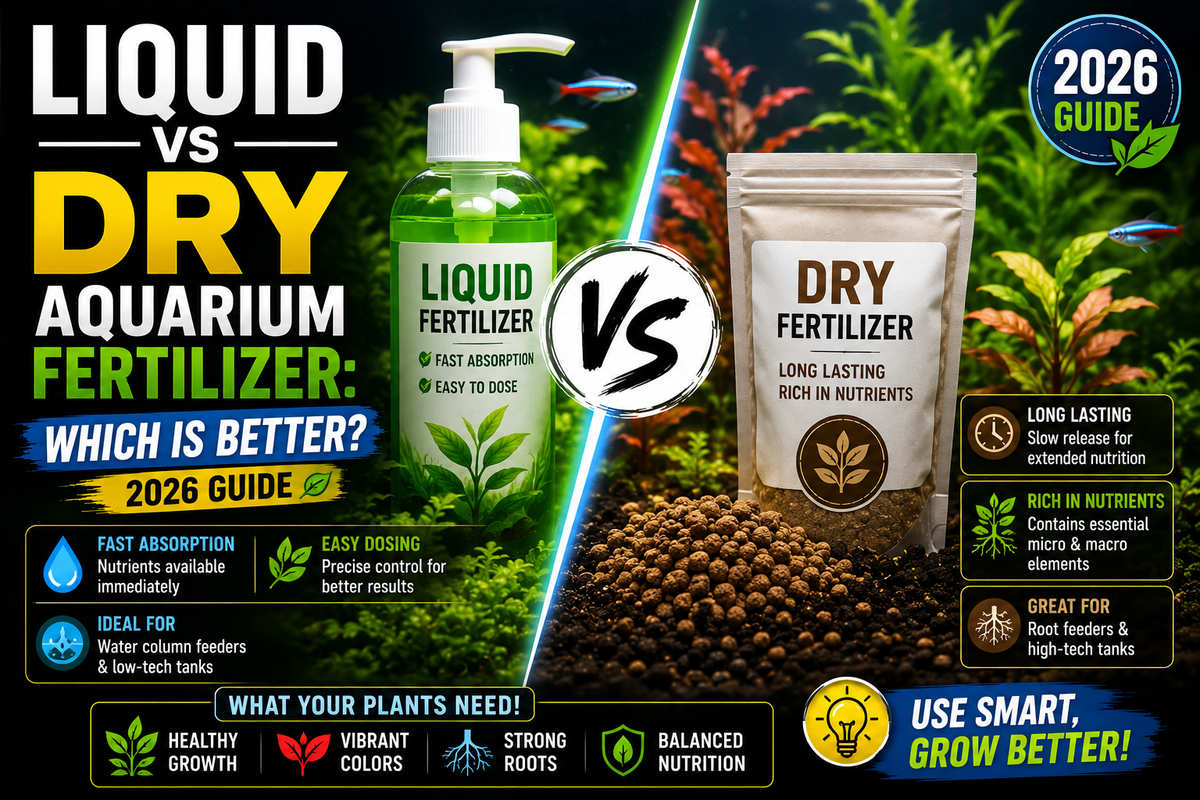 Liquid vs Dry Aquarium Fertilizer: Which Is Better? (2026 Guide)