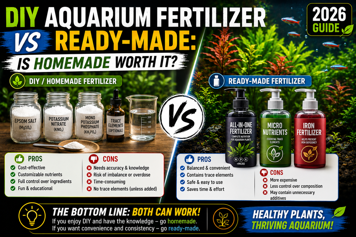 DIY Aquarium Fertilizer vs Ready-Made: Is Homemade Worth It? (2026)